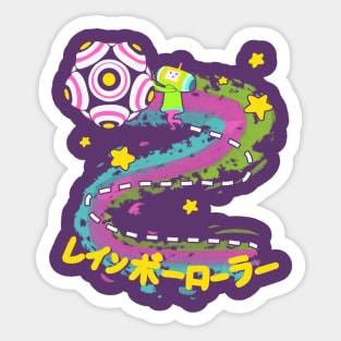 Rainbow Roller Sticker